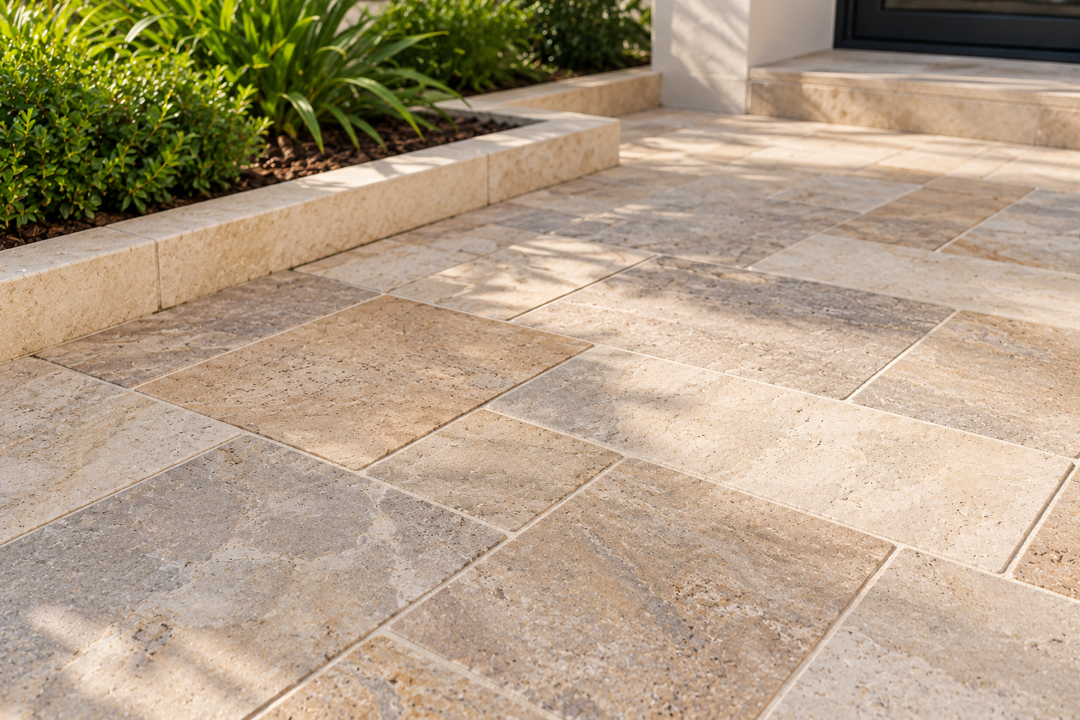 Natural stone paving for an Applecross patio or garden